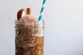 Bourbon Cider Slushy