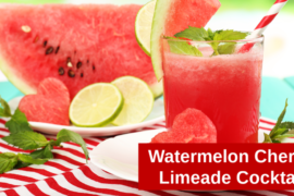 watermelon cherry limeade